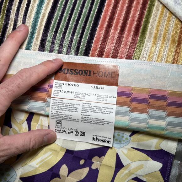 Missoni Home Hanging Fabric Sample - Picture 8 of 13